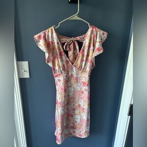 altard state floral pink/peach summer dress